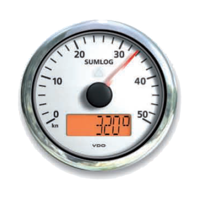 Indicatore contanodi VDO per Barca Sumlog, con bussola, NMEA 0183, A2C59514
